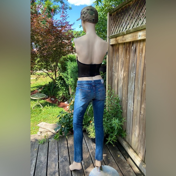 Mid-Light Wash True Religion Skinny Jeans - Picture 10 of 11